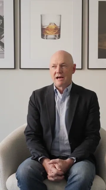 Owner answering a question on camera