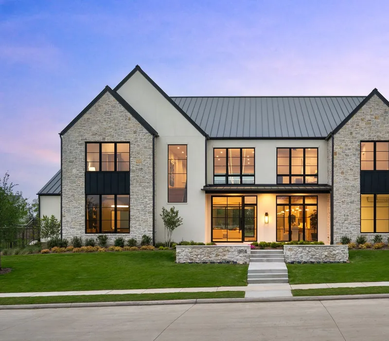 1194 Courtland Dr, Frisco, at twilight